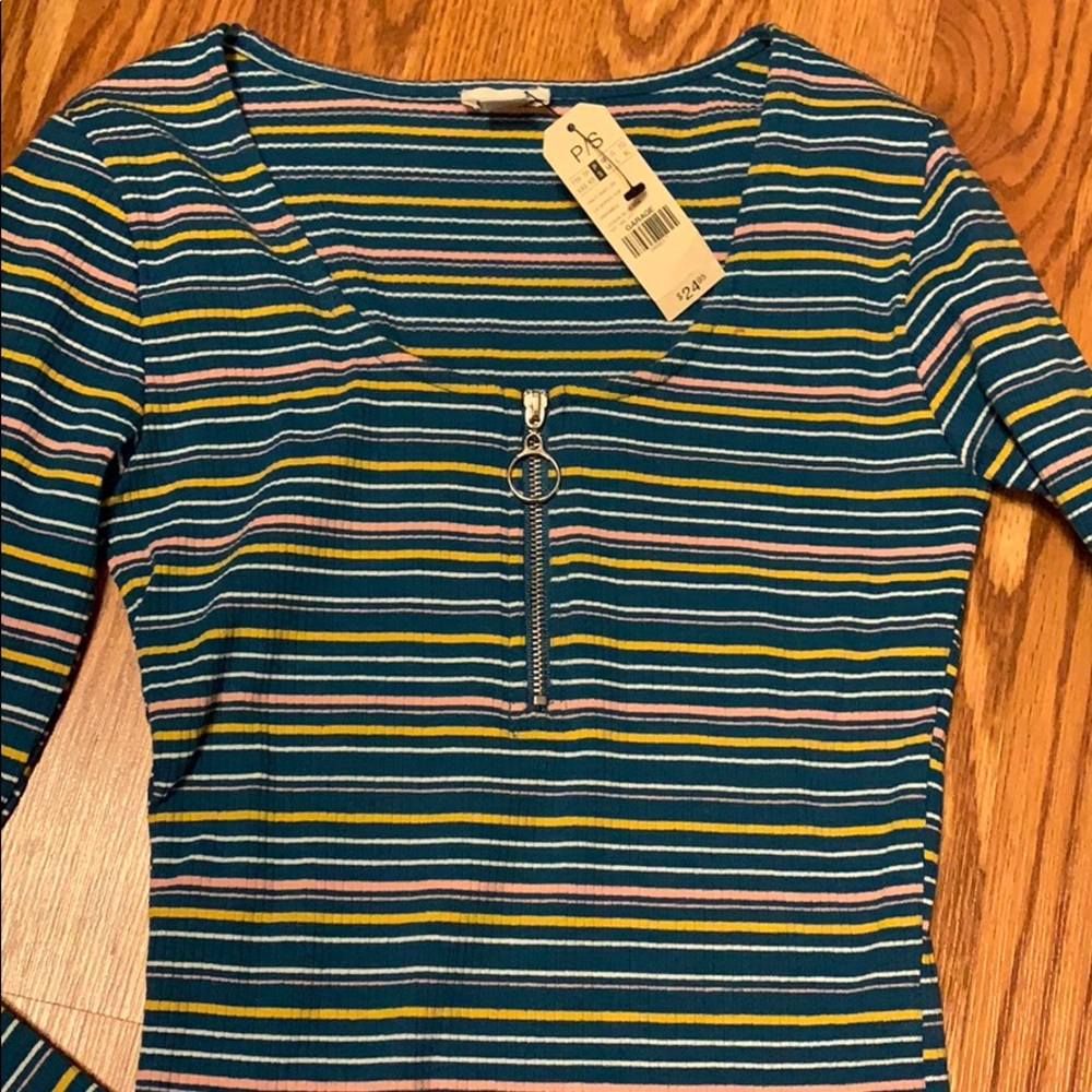GARAGE long sleeve quarter zip